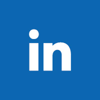 linkedin logo blau